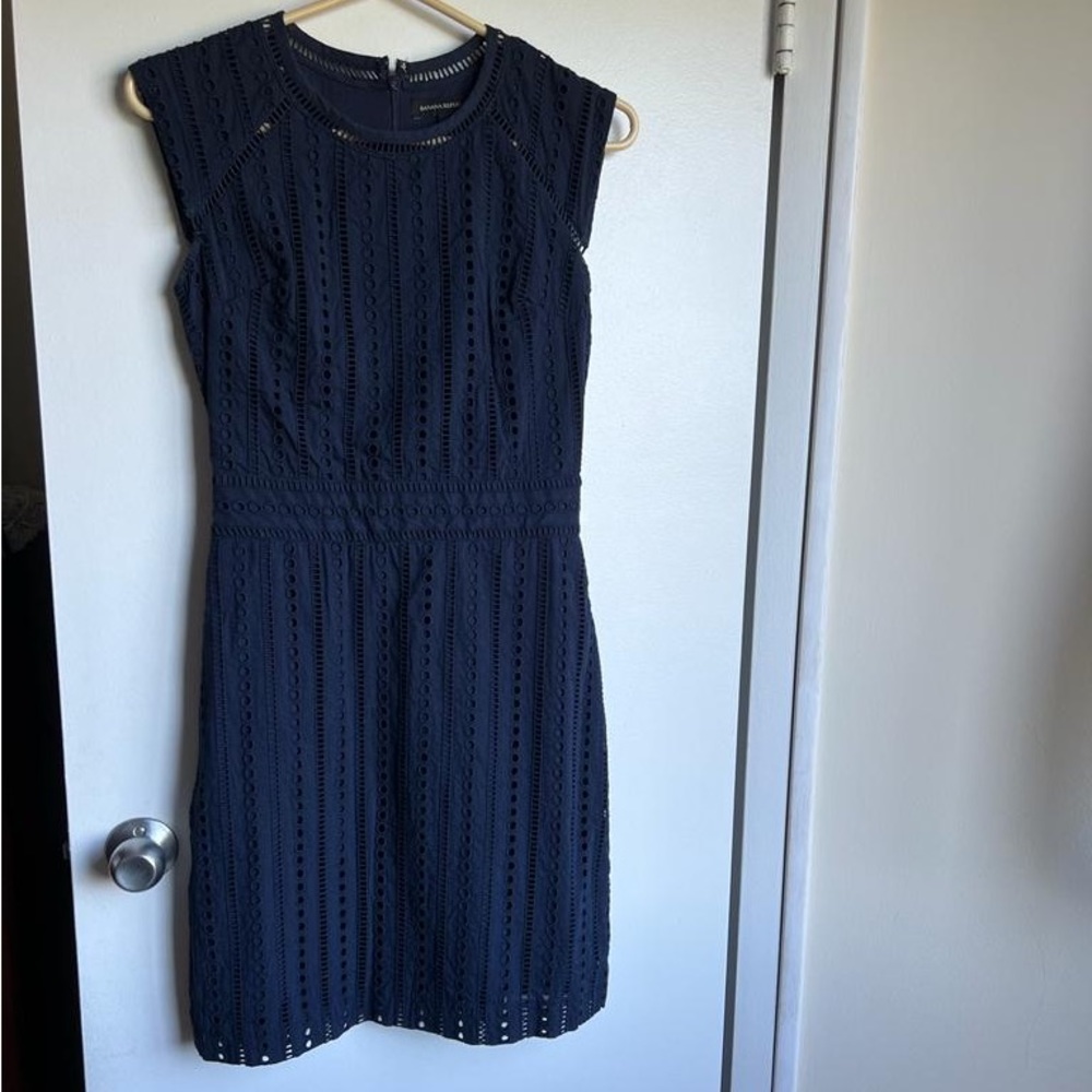 Banana republic navy dress